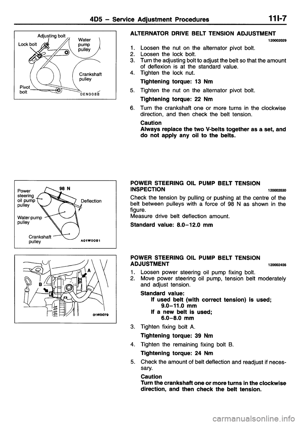 MITSUBISHI L400 1995  Workshop  Service Repair Manual 