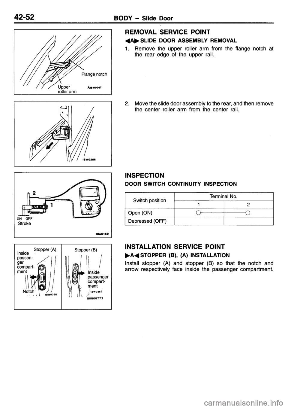 MITSUBISHI L400 1995  Workshop  Service Repair Manual 