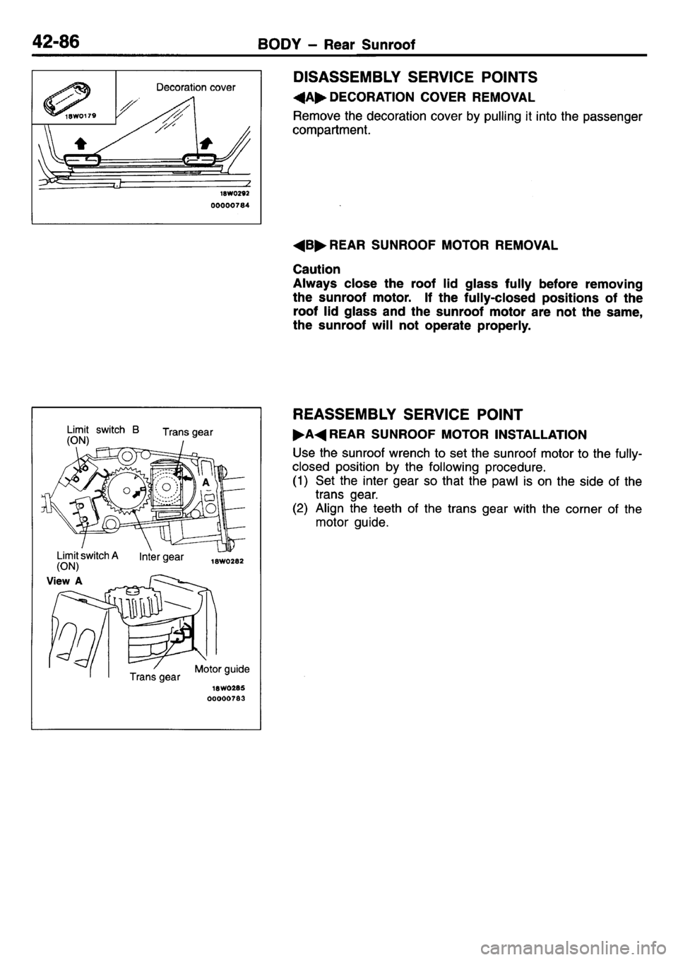 MITSUBISHI L400 1995  Workshop  Service Repair Manual 