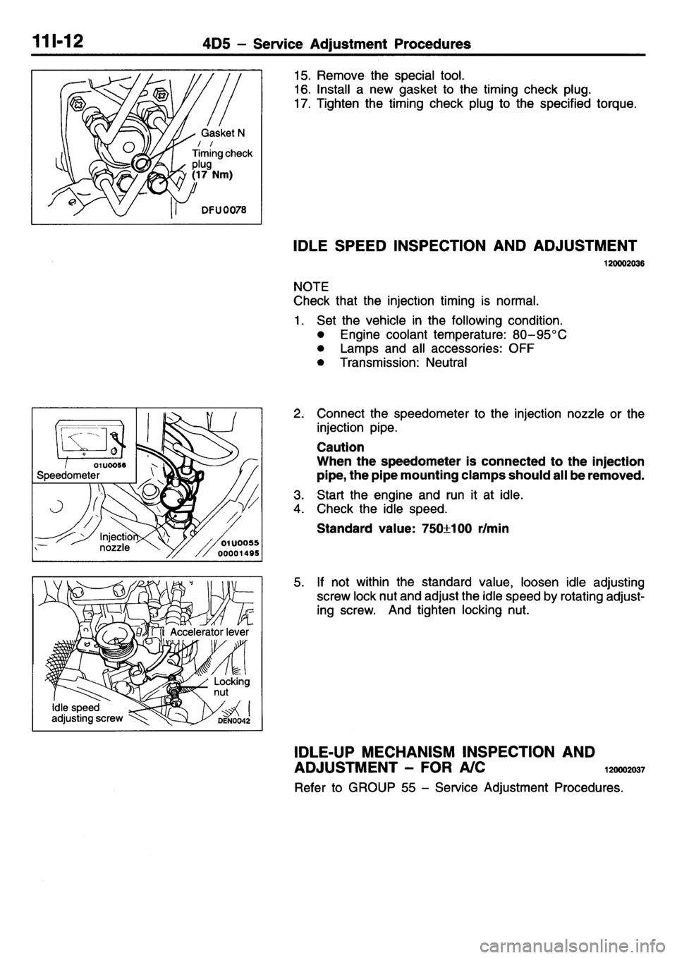 MITSUBISHI L400 1995  Workshop  Service Repair Manual 