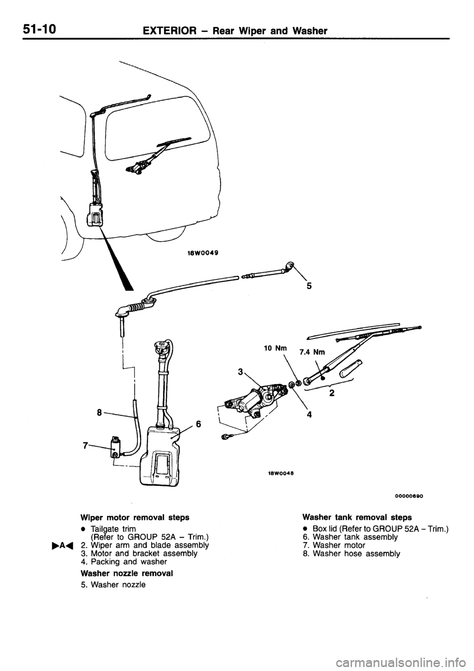 MITSUBISHI L400 1995  Workshop  Service Repair Manual 