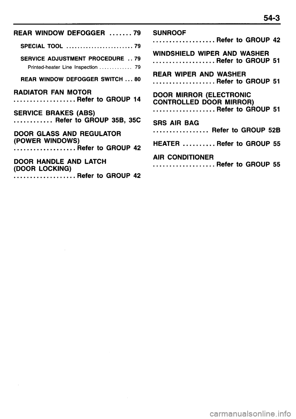 MITSUBISHI L400 1995  Workshop  Service Repair Manual 