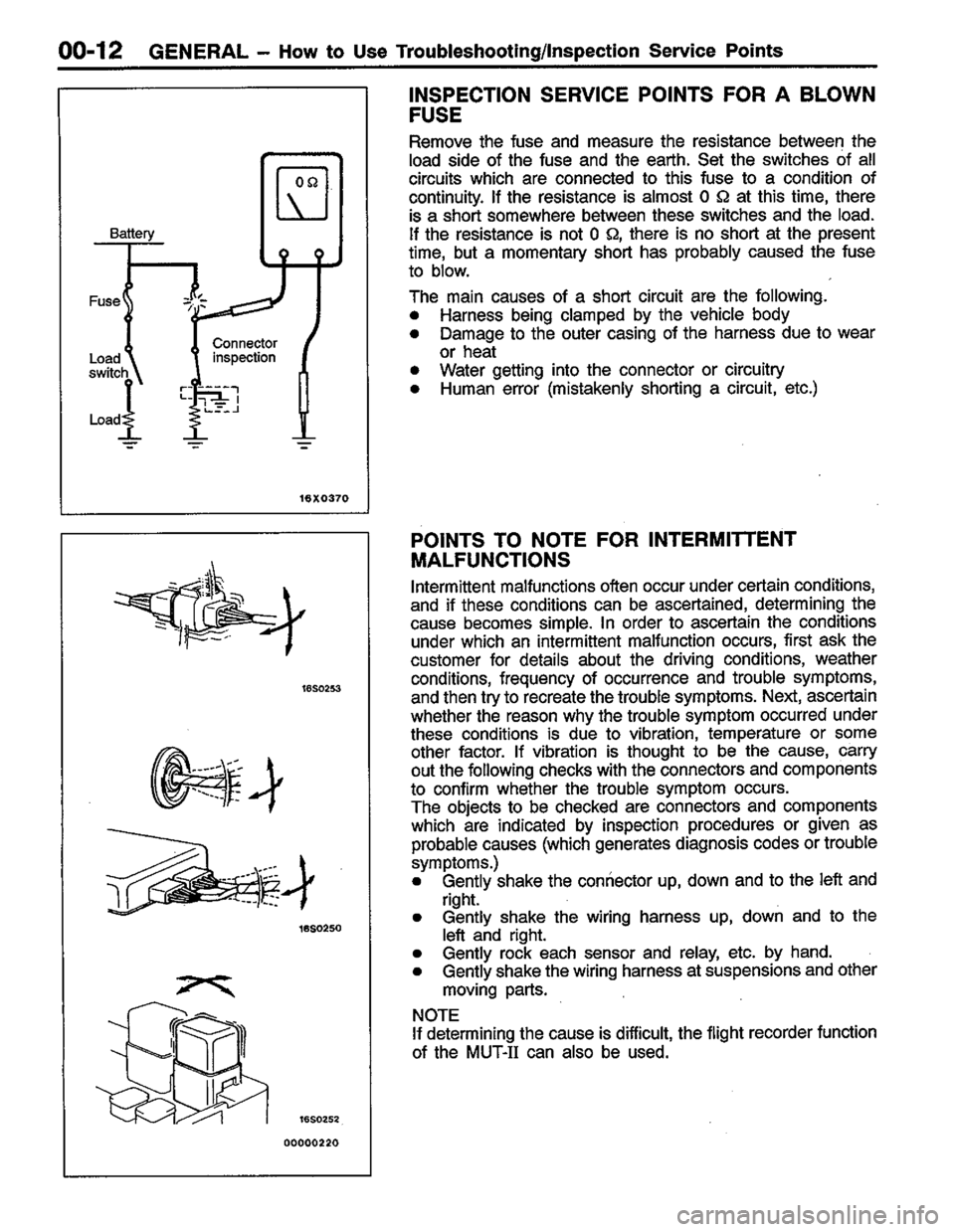 MITSUBISHI LANCER 1996  Workshop  Service Repair Manual 