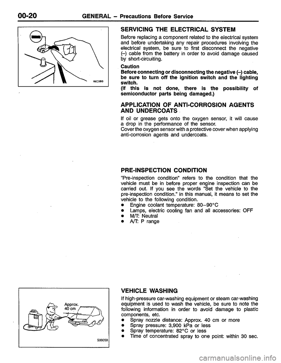 MITSUBISHI LANCER 1996  Workshop  Service Repair Manual 