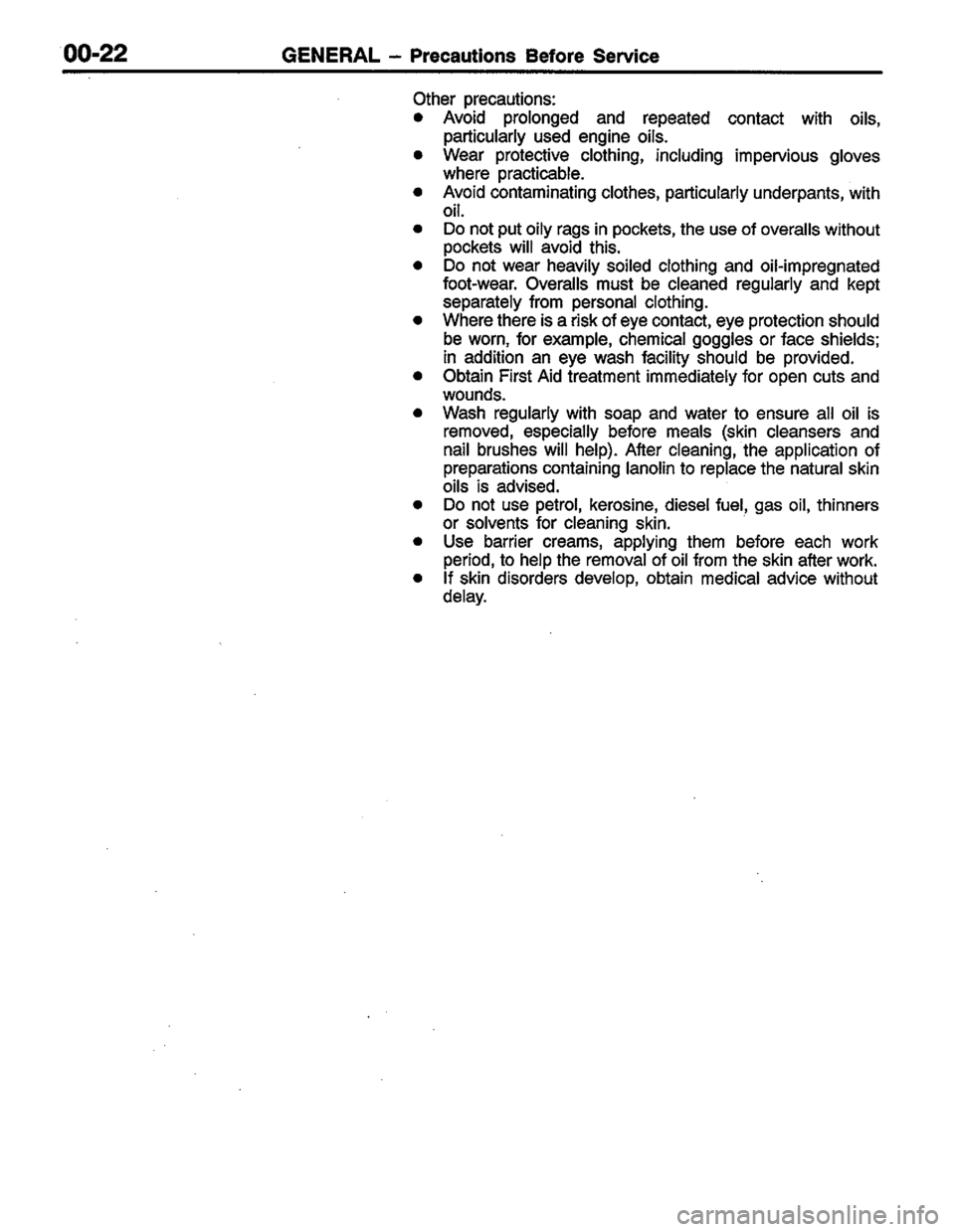 MITSUBISHI LANCER 1996  Workshop  Service Repair Manual 