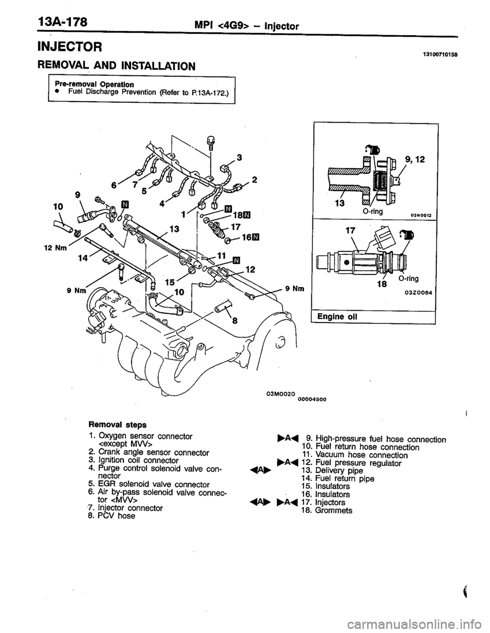 MITSUBISHI LANCER 1996  Workshop  Service Repair Manual 