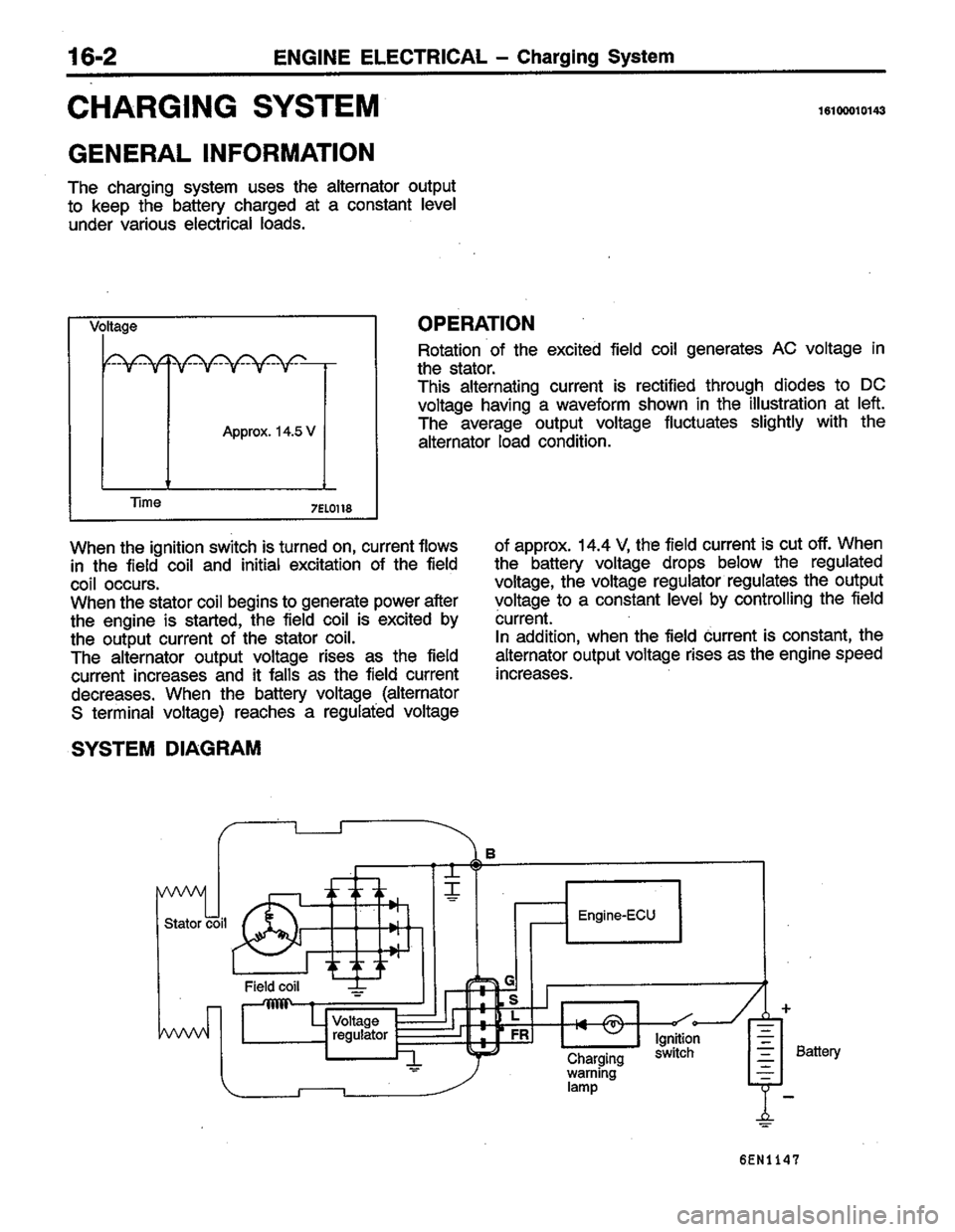 MITSUBISHI LANCER 1996  Workshop  Service Repair Manual 