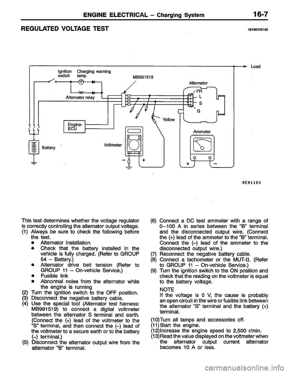 MITSUBISHI LANCER 1996  Workshop  Service Repair Manual 