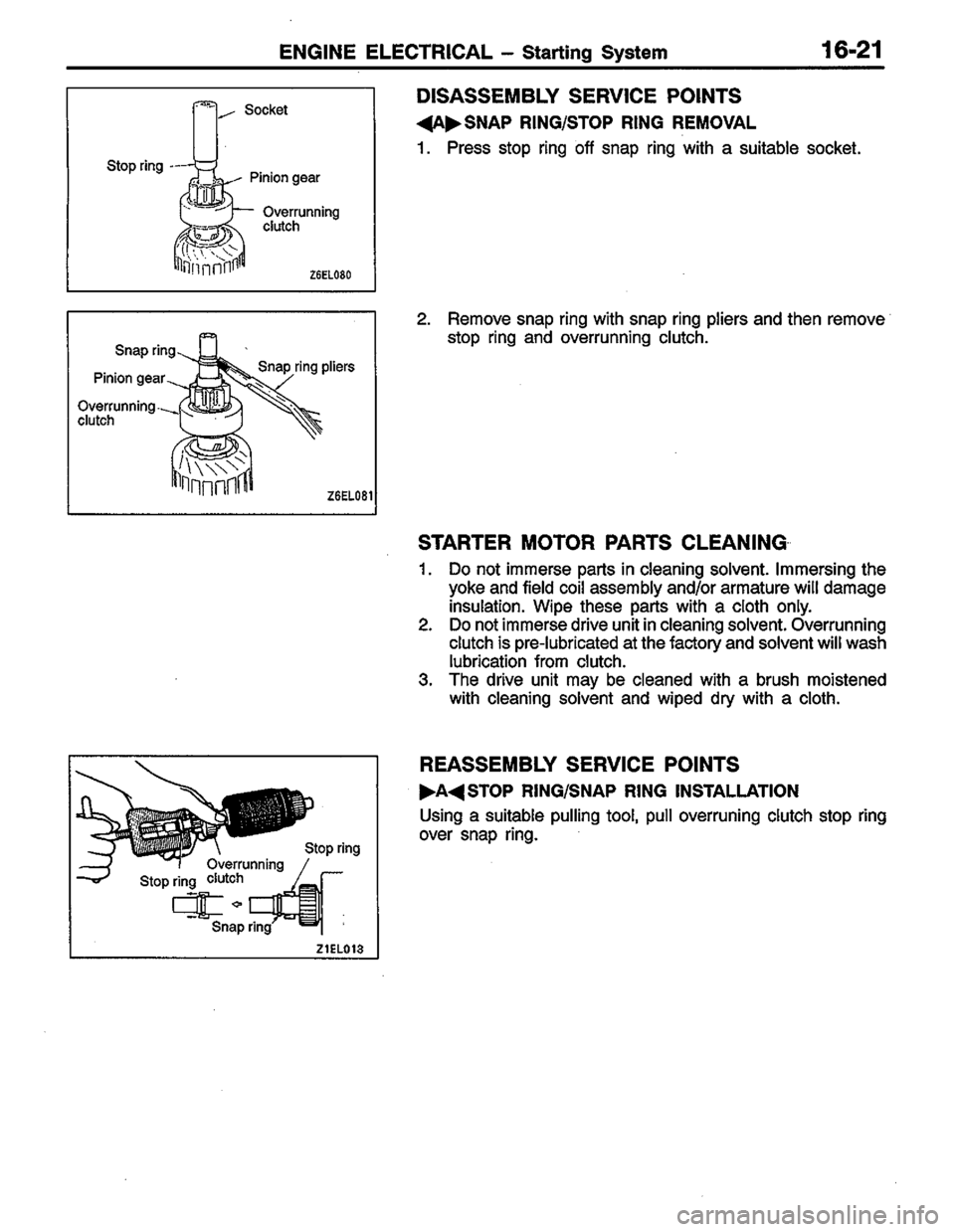MITSUBISHI LANCER 1996  Workshop  Service Repair Manual 