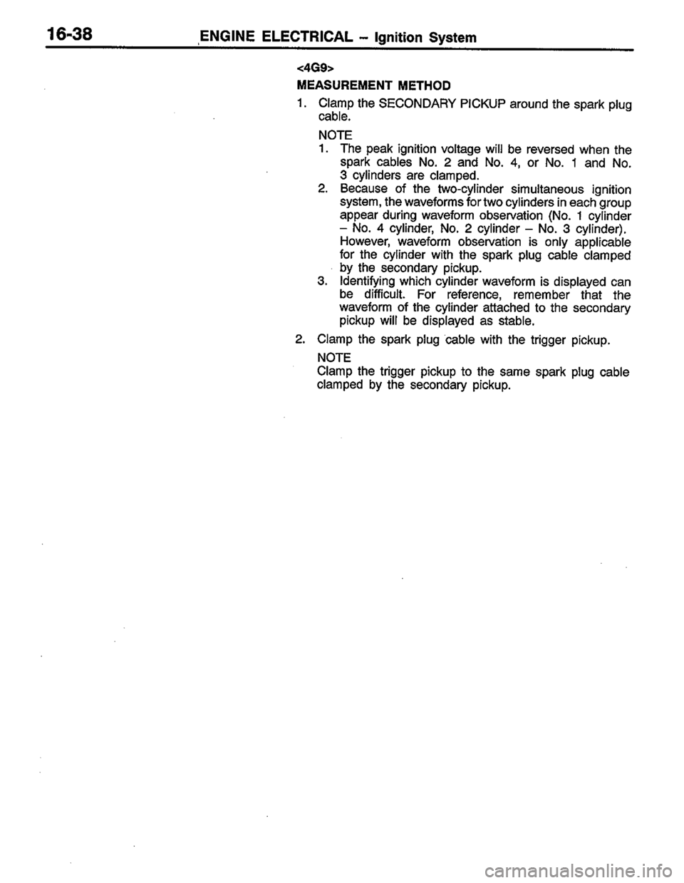 MITSUBISHI LANCER 1996  Workshop  Service Repair Manual 