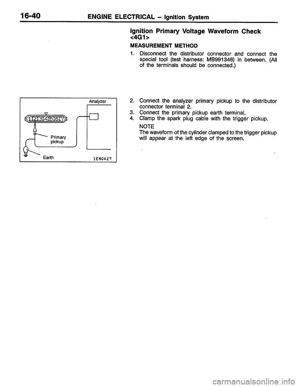 MITSUBISHI LANCER 1996  Workshop  Service Repair Manual 