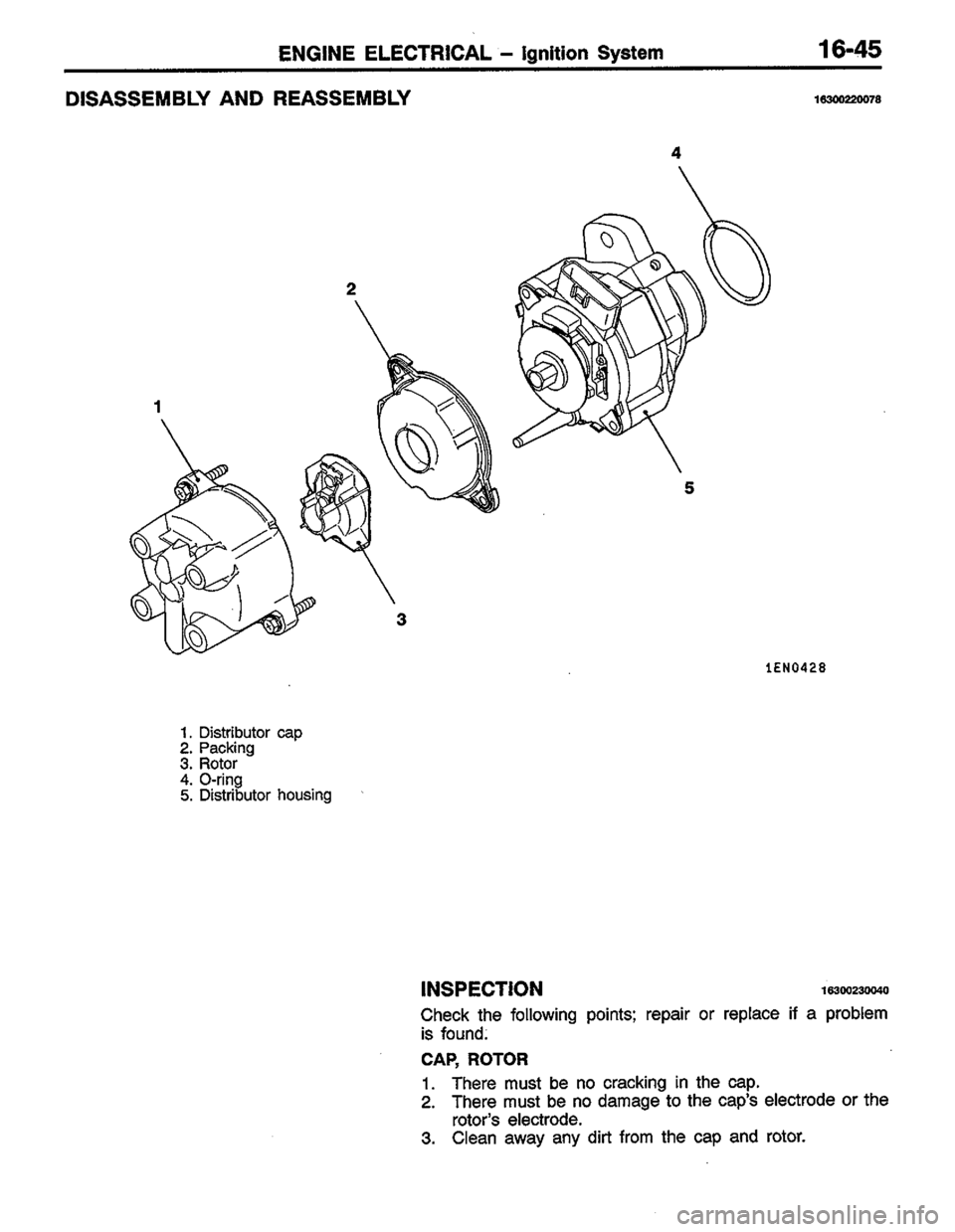 MITSUBISHI LANCER 1996  Workshop  Service Repair Manual 