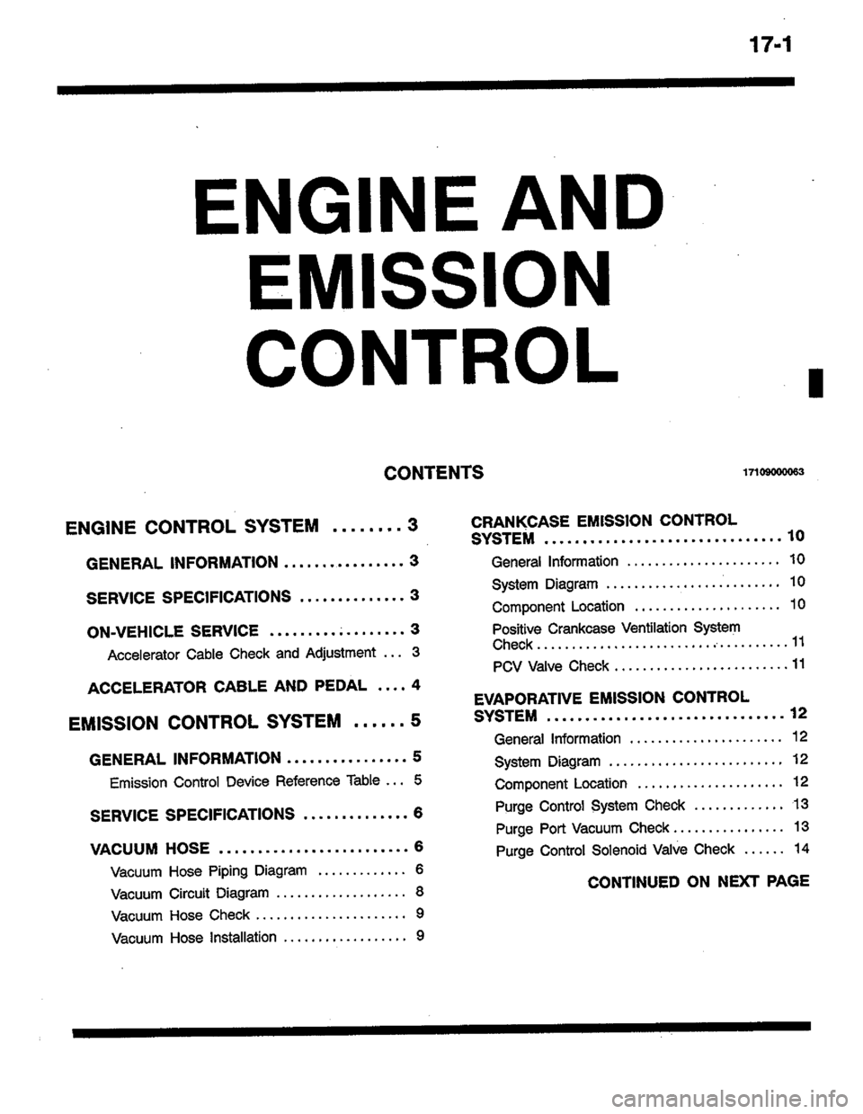 MITSUBISHI LANCER 1996  Workshop  Service Repair Manual 