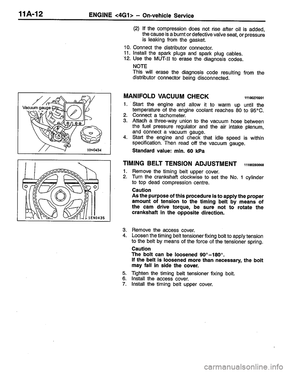 MITSUBISHI LANCER 1996  Workshop  Service Repair Manual 