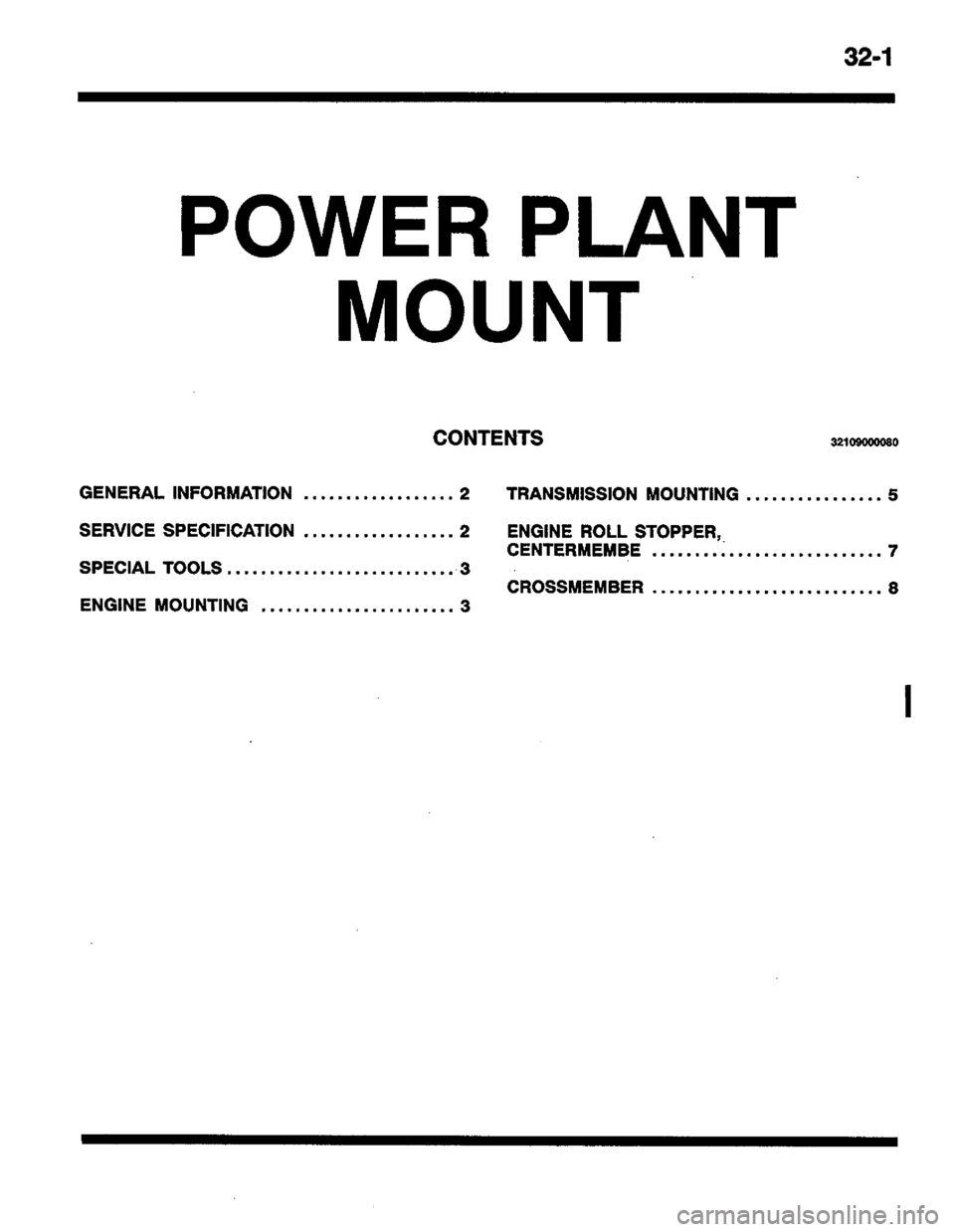 MITSUBISHI LANCER 1996  Workshop  Service Repair Manual 