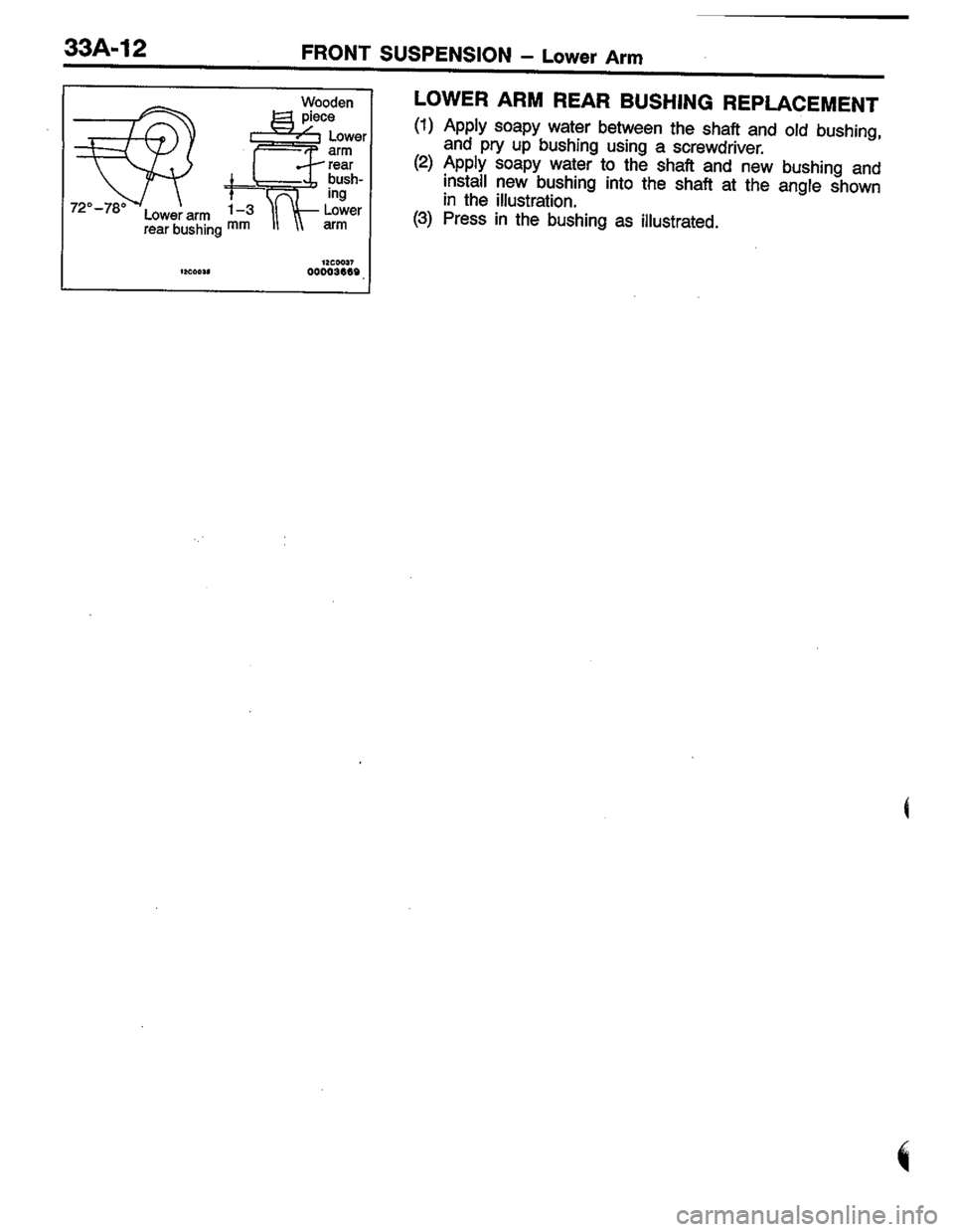 MITSUBISHI LANCER 1996  Workshop  Service Repair Manual 