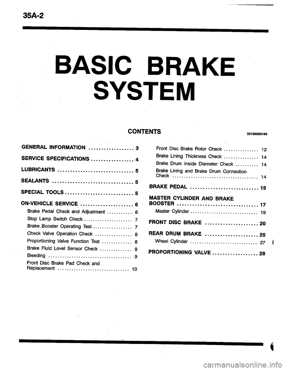 MITSUBISHI LANCER 1996  Workshop  Service Repair Manual 