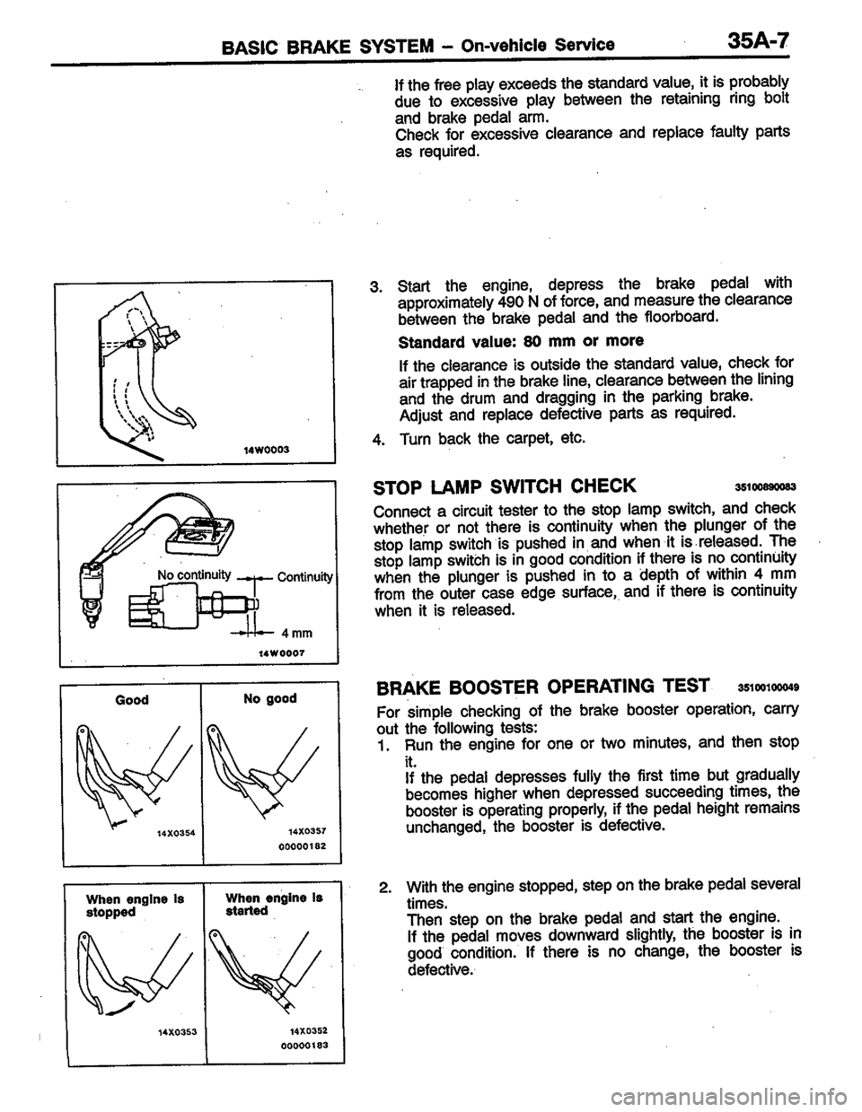 MITSUBISHI LANCER 1996  Workshop  Service Repair Manual 