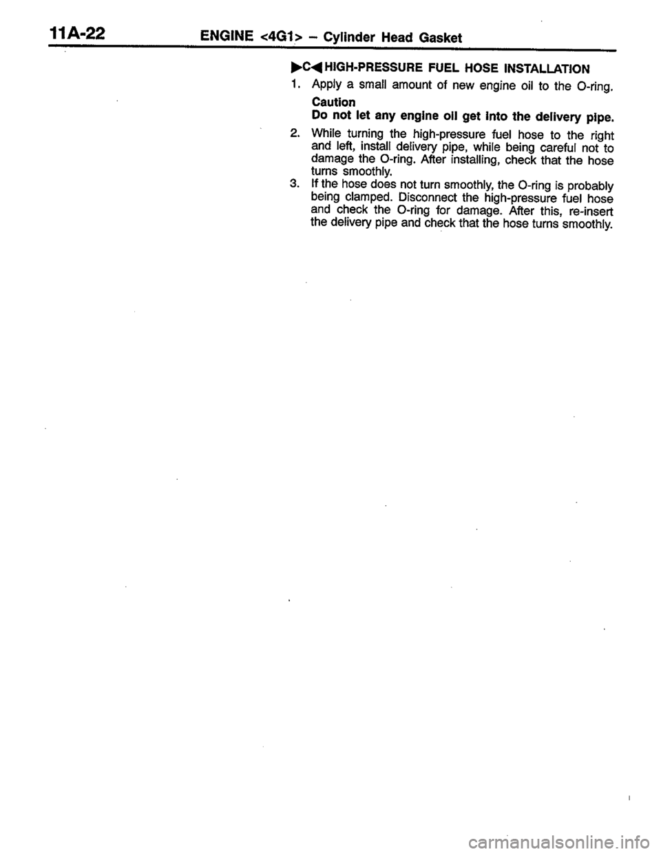 MITSUBISHI LANCER 1996  Workshop  Service Repair Manual 