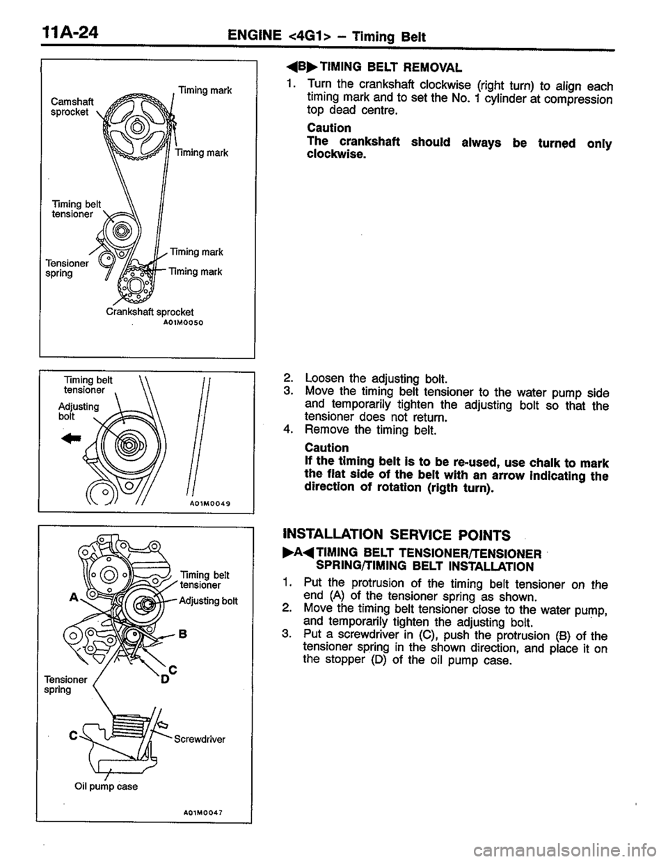 MITSUBISHI LANCER 1996  Workshop  Service Repair Manual 