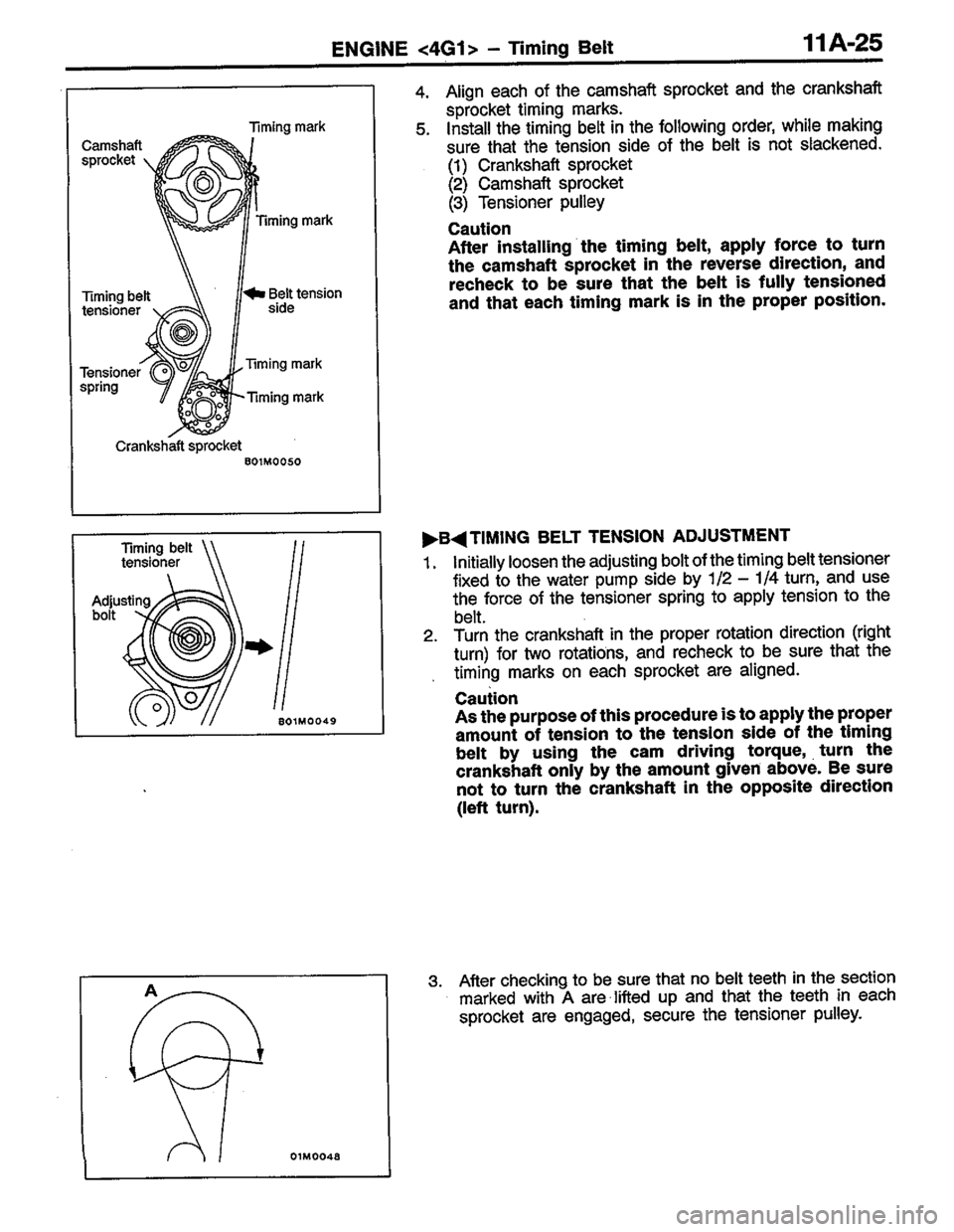MITSUBISHI LANCER 1996  Workshop  Service Repair Manual 