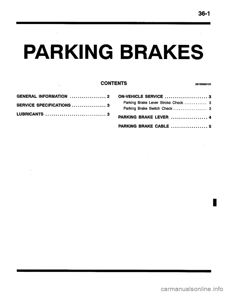 MITSUBISHI LANCER 1996  Workshop  Service Repair Manual 