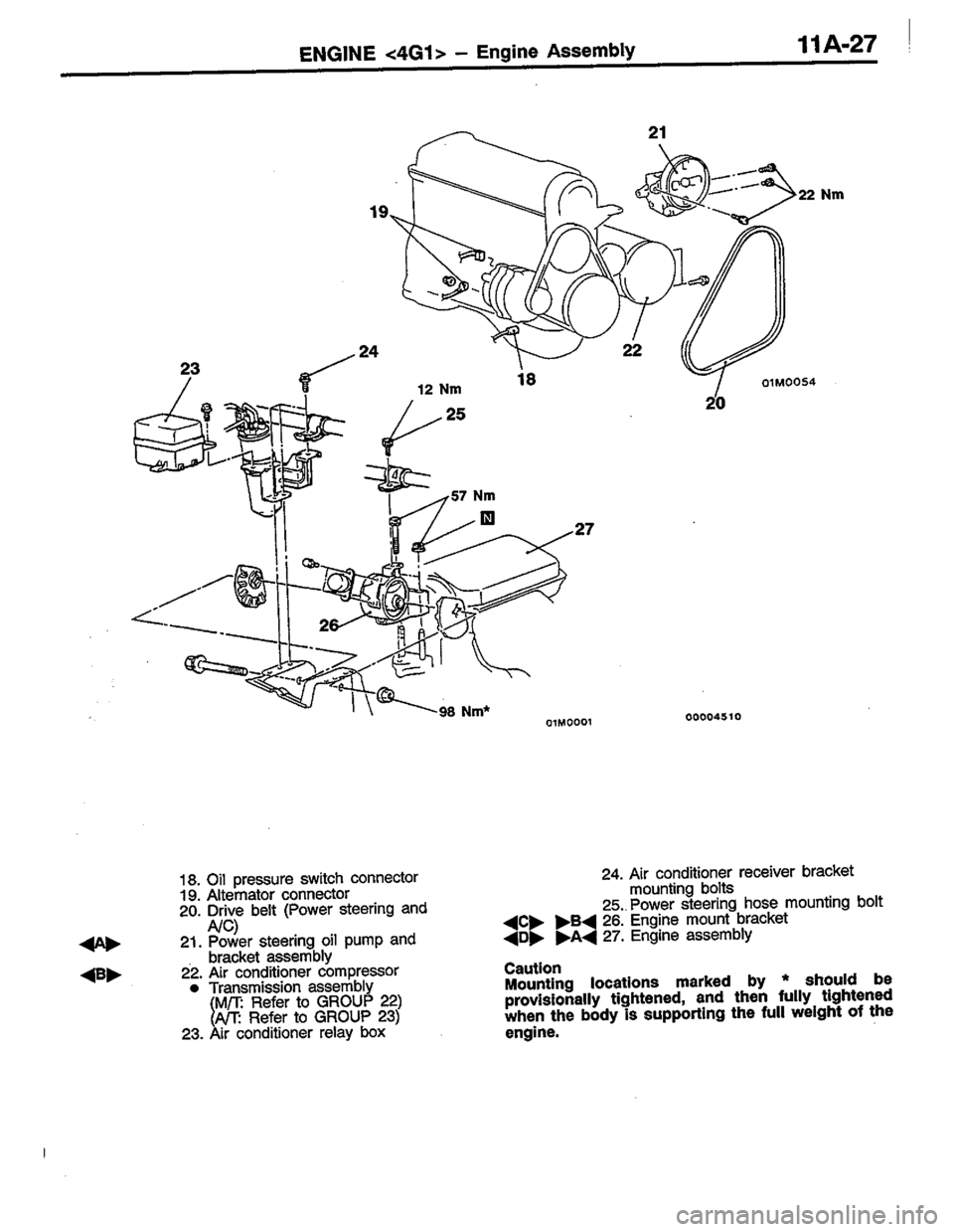 MITSUBISHI LANCER 1996  Workshop  Service Repair Manual 