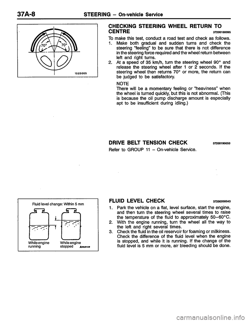 MITSUBISHI LANCER 1996  Workshop  Service Repair Manual 