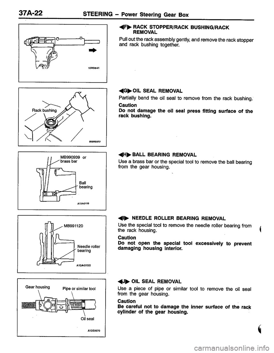 MITSUBISHI LANCER 1996  Workshop  Service Repair Manual 