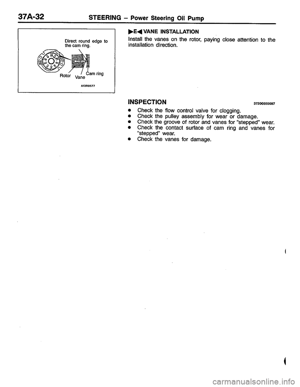 MITSUBISHI LANCER 1996  Workshop  Service Repair Manual 