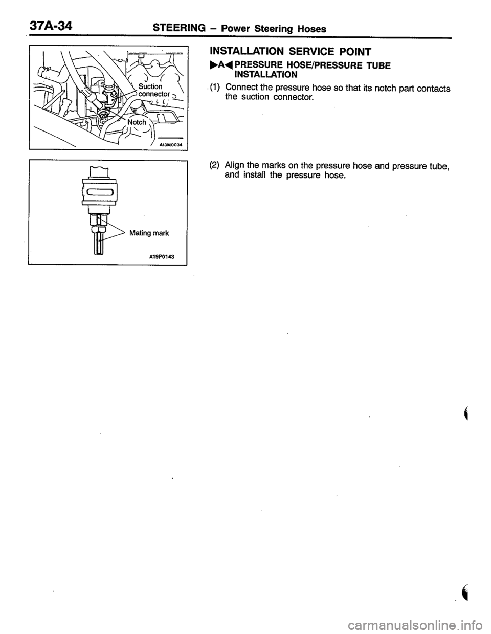 MITSUBISHI LANCER 1996  Workshop  Service Repair Manual 