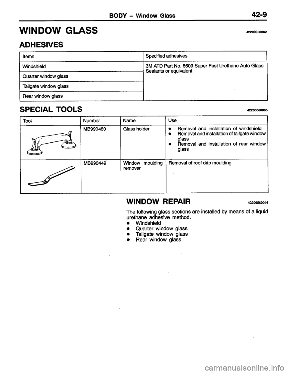 MITSUBISHI LANCER 1996  Workshop  Service Repair Manual 