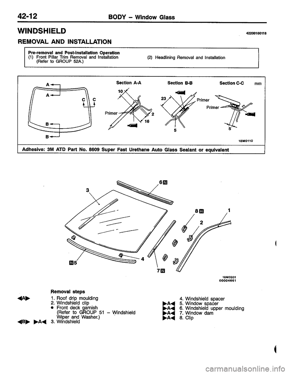 MITSUBISHI LANCER 1996  Workshop  Service Repair Manual 