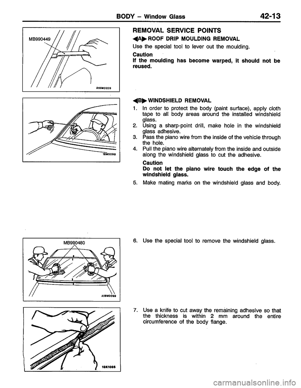 MITSUBISHI LANCER 1996  Workshop  Service Repair Manual 