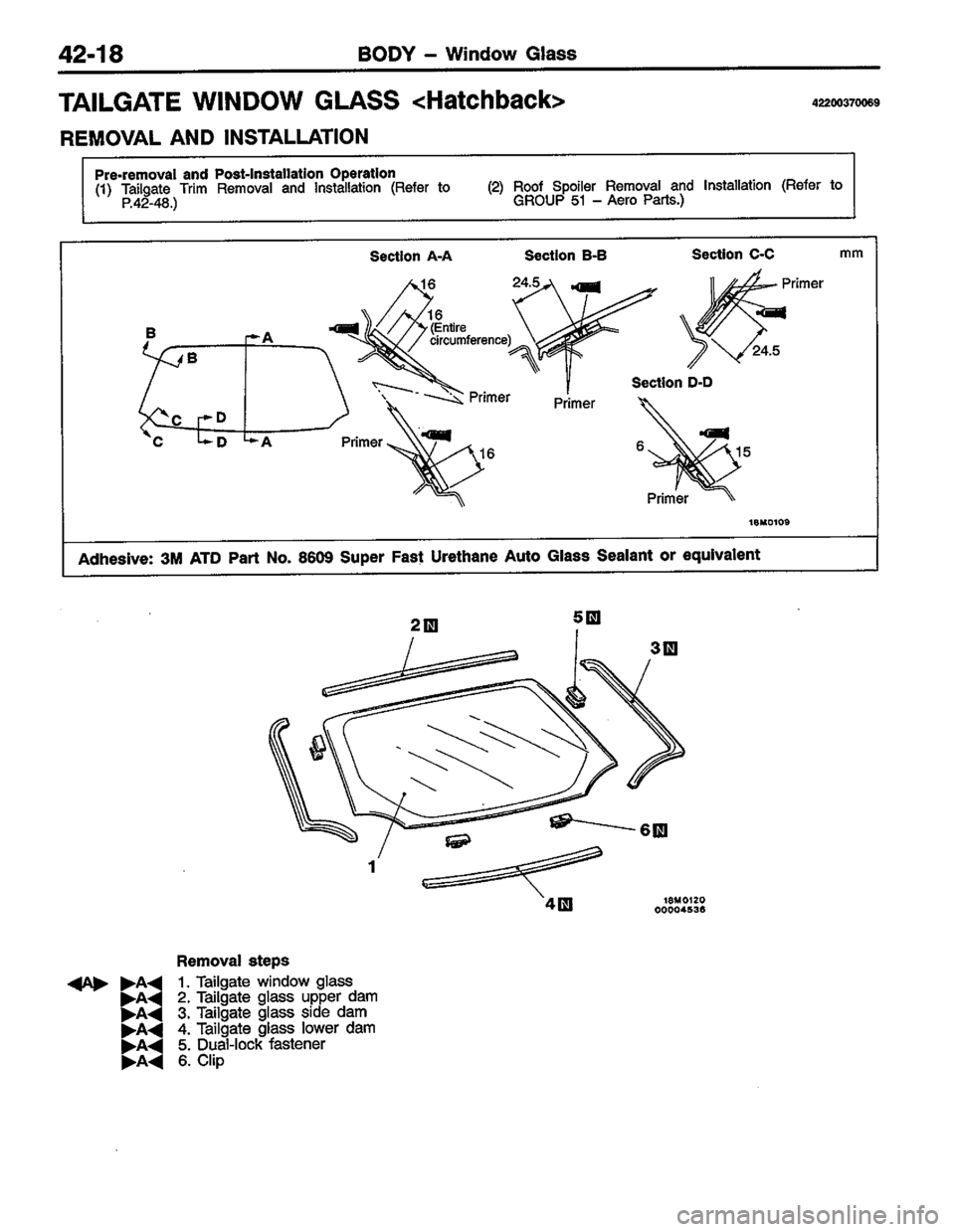MITSUBISHI LANCER 1996  Workshop  Service Repair Manual 