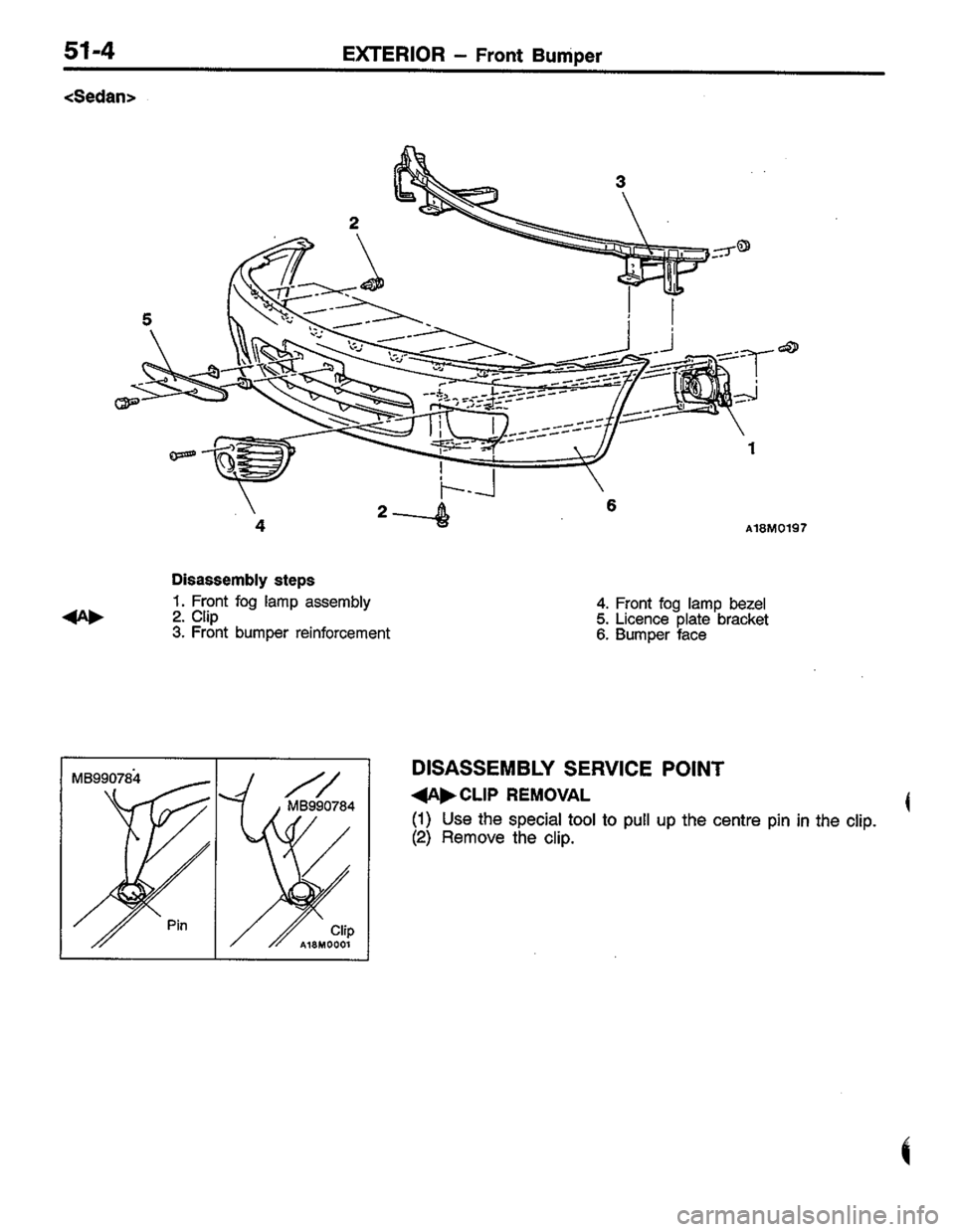MITSUBISHI LANCER 1996  Workshop  Service Repair Manual 