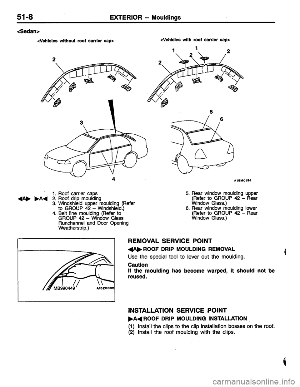 MITSUBISHI LANCER 1996  Workshop  Service Repair Manual 