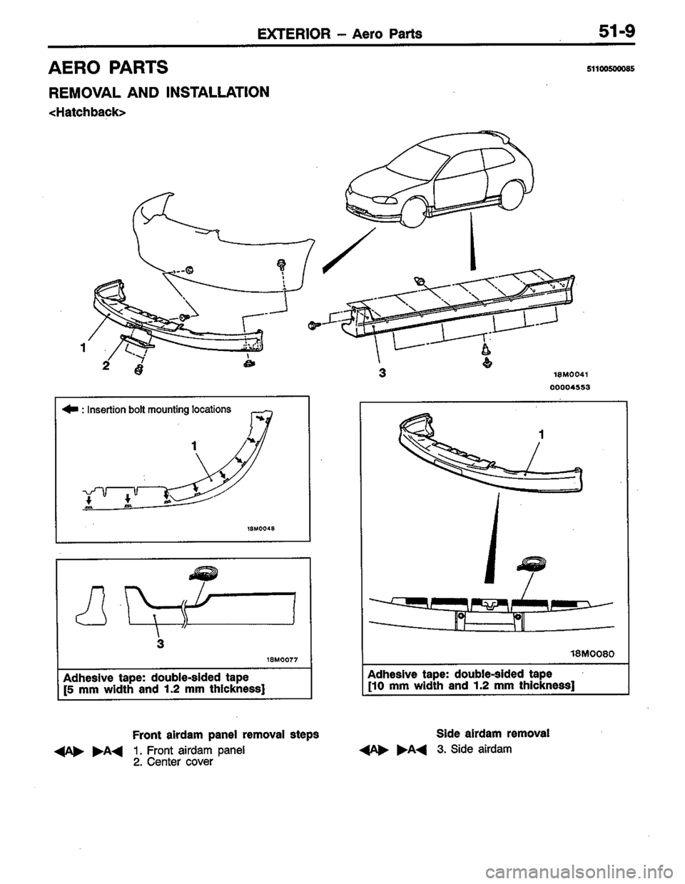 MITSUBISHI LANCER 1996  Workshop  Service Repair Manual 