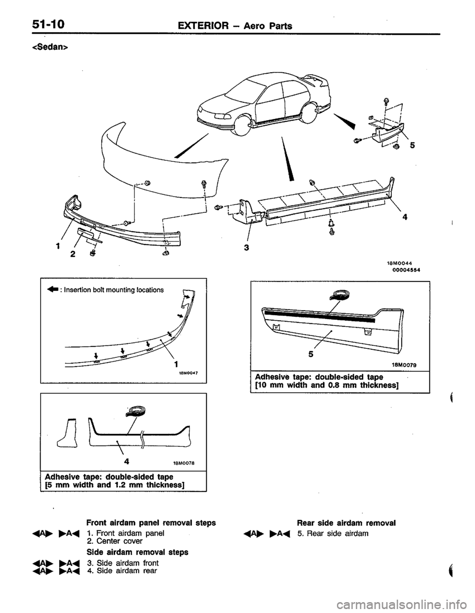 MITSUBISHI LANCER 1996  Workshop  Service Repair Manual 