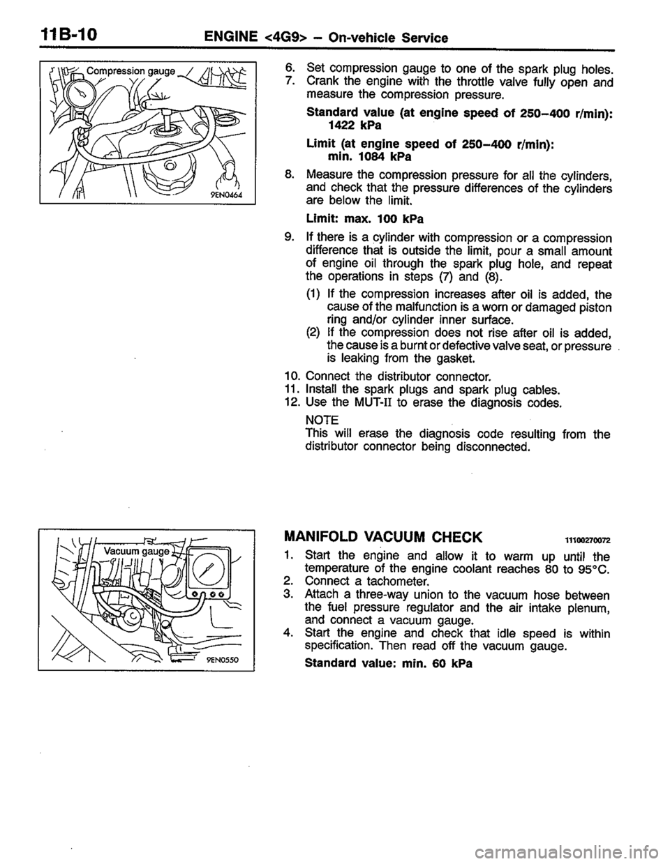 MITSUBISHI LANCER 1996  Workshop  Service Repair Manual 