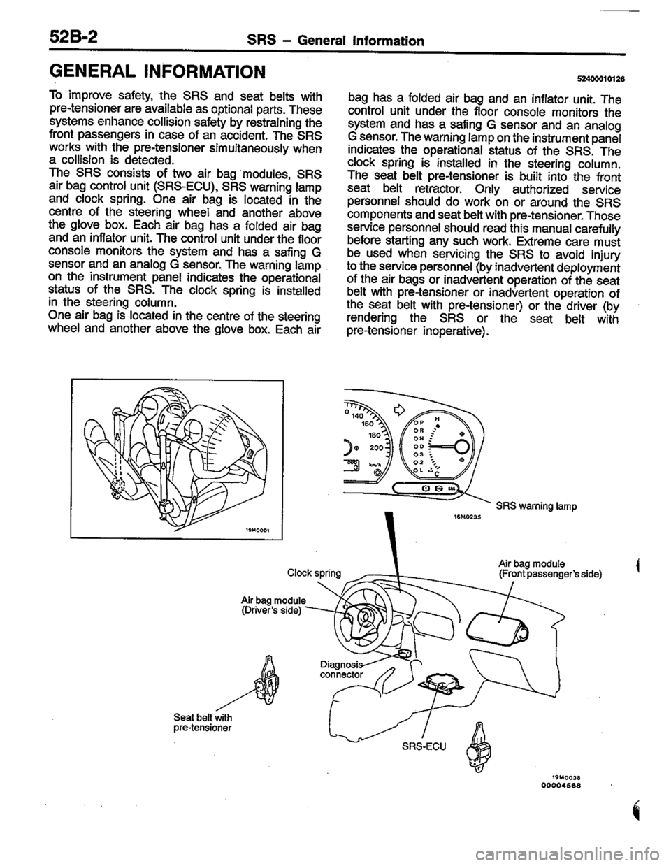 MITSUBISHI LANCER 1996  Workshop  Service Repair Manual 