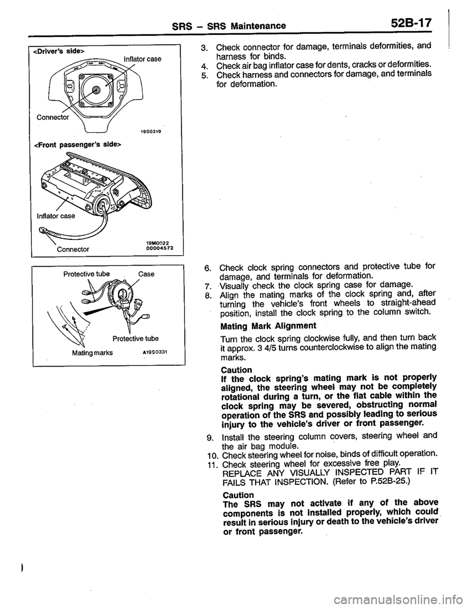 MITSUBISHI LANCER 1996  Workshop  Service Repair Manual 