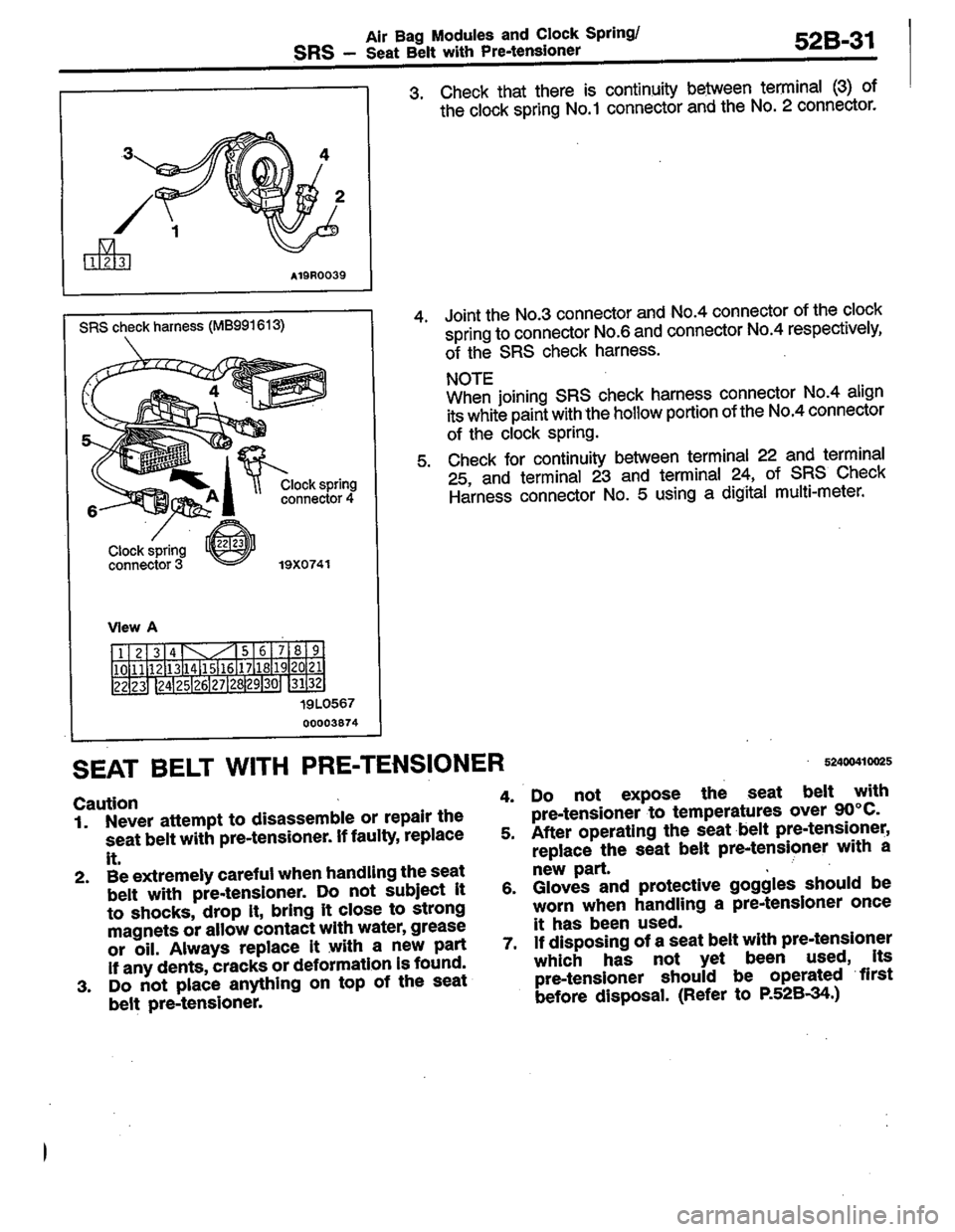 MITSUBISHI LANCER 1996  Workshop  Service Repair Manual 
