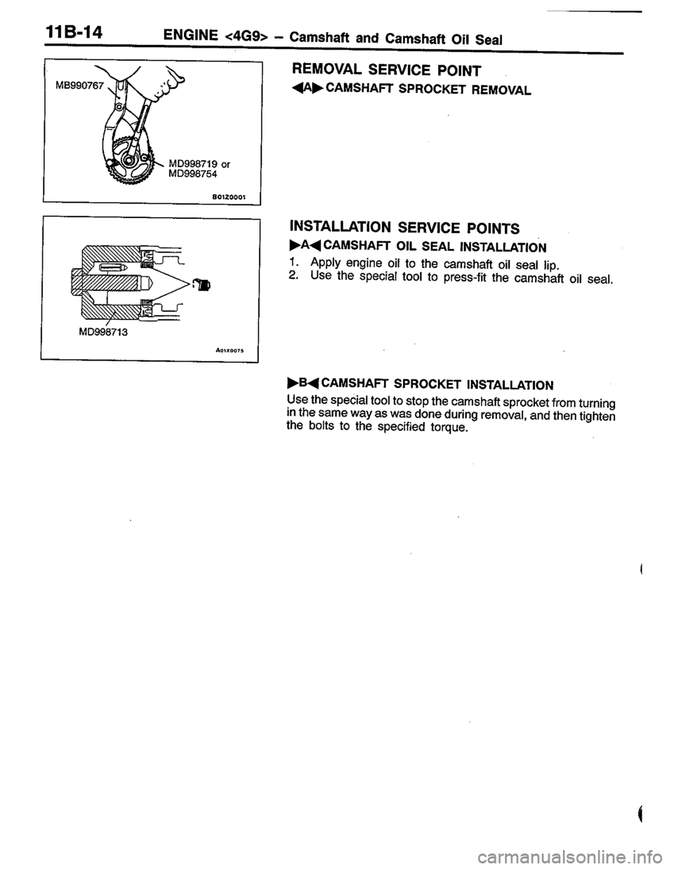 MITSUBISHI LANCER 1996  Workshop  Service Repair Manual 