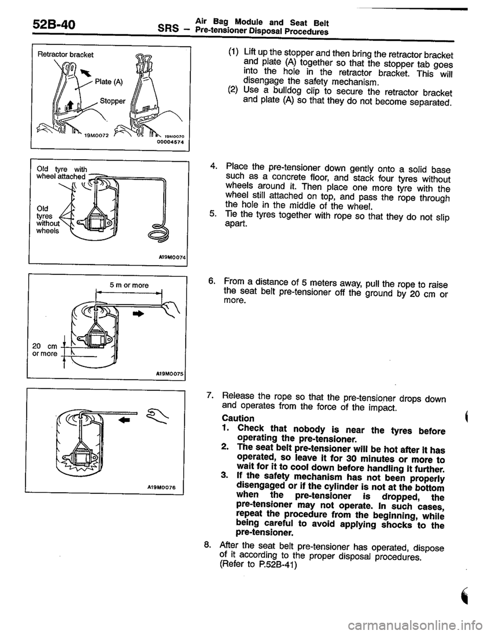 MITSUBISHI LANCER 1996  Workshop  Service Repair Manual 