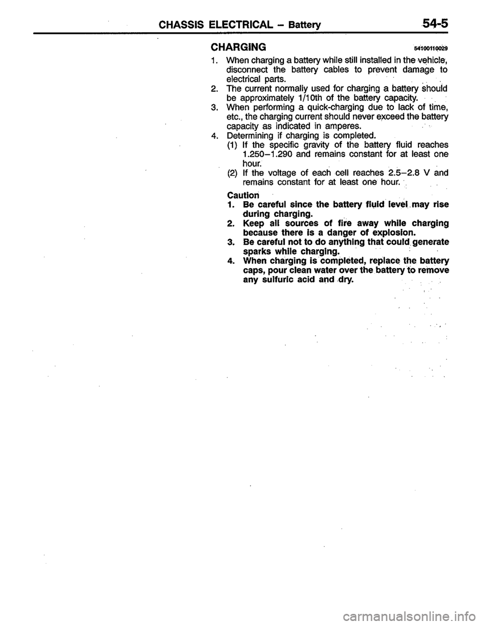 MITSUBISHI LANCER 1996  Workshop  Service Repair Manual 