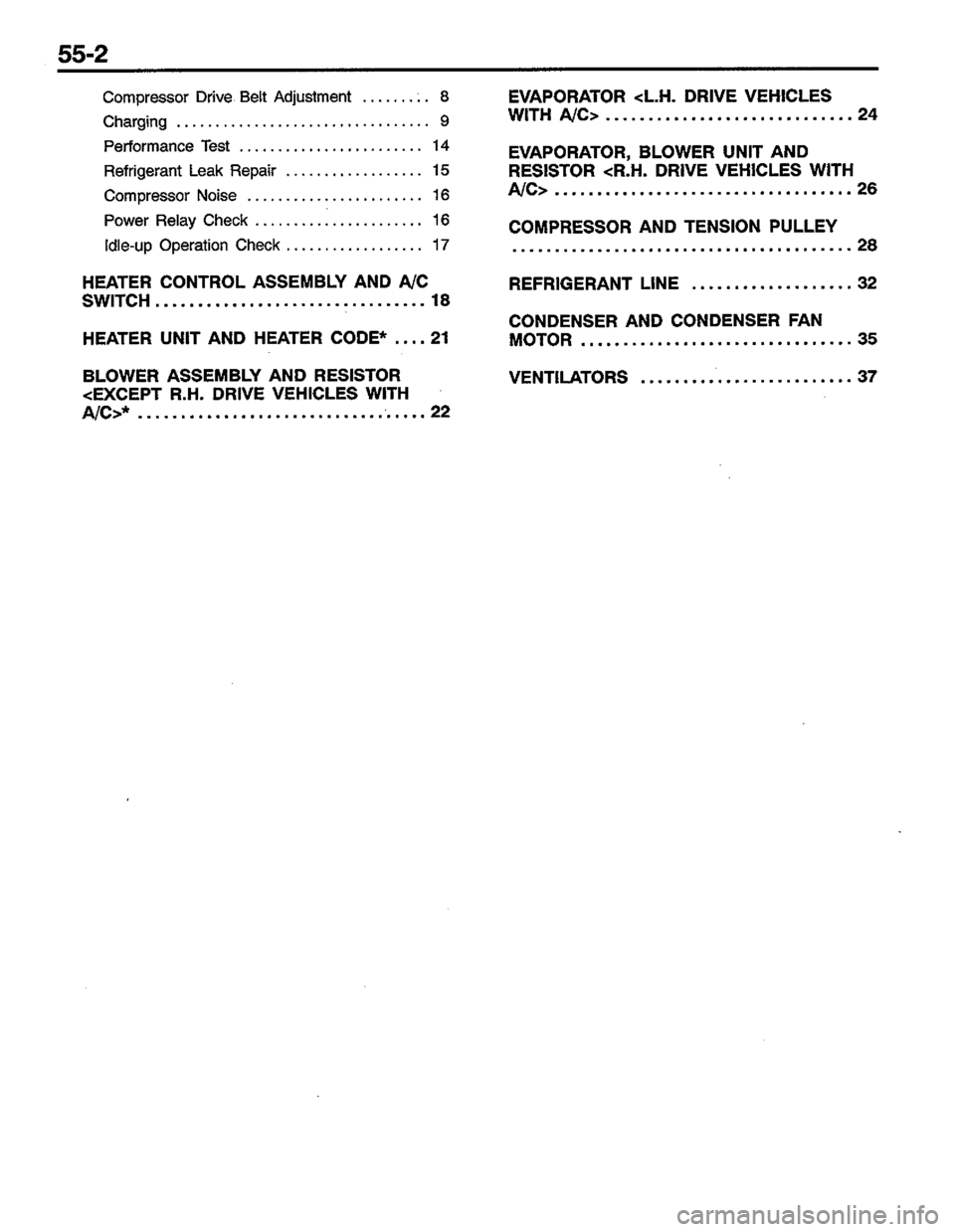 MITSUBISHI LANCER 1996  Workshop  Service Repair Manual 