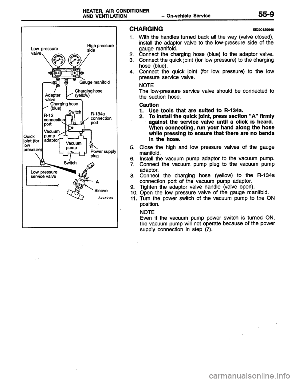 MITSUBISHI LANCER 1996  Workshop  Service Repair Manual 