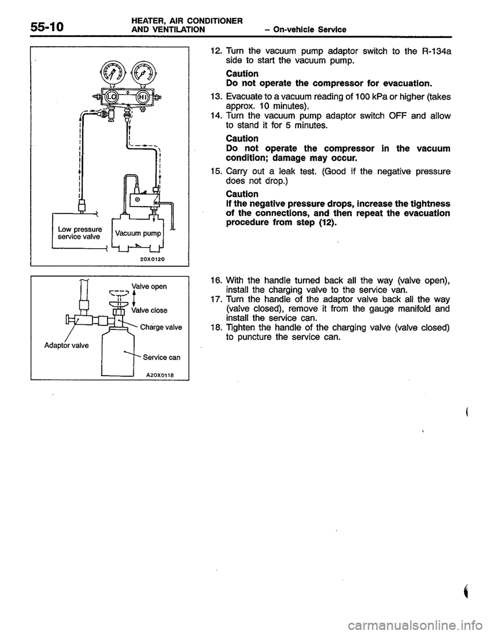 MITSUBISHI LANCER 1996  Workshop  Service Repair Manual 