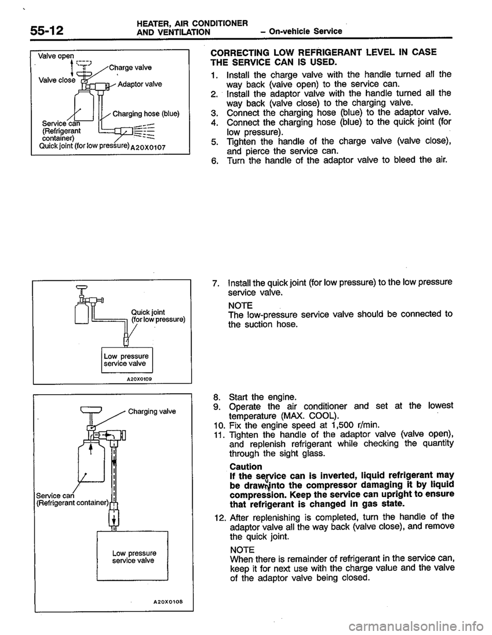 MITSUBISHI LANCER 1996  Workshop  Service Repair Manual 